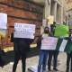 naija students protest for london