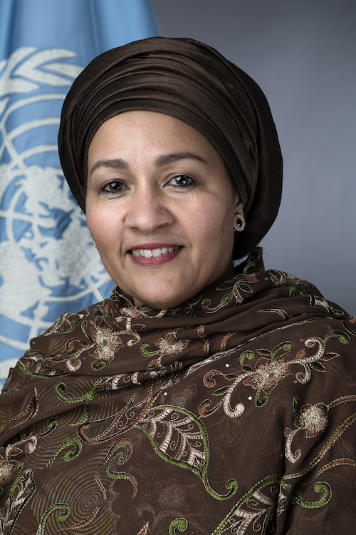 Portrait of Deputy Secretary General Amina J. Mohammed.
Official Portrait