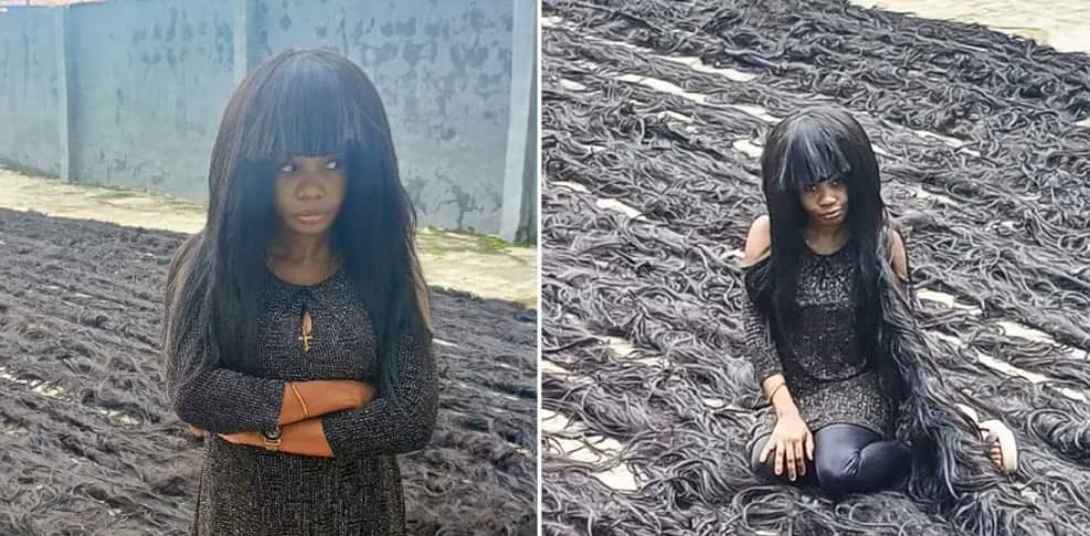 Nigerian Pesin Use Hand Make Longest Wig—GWR