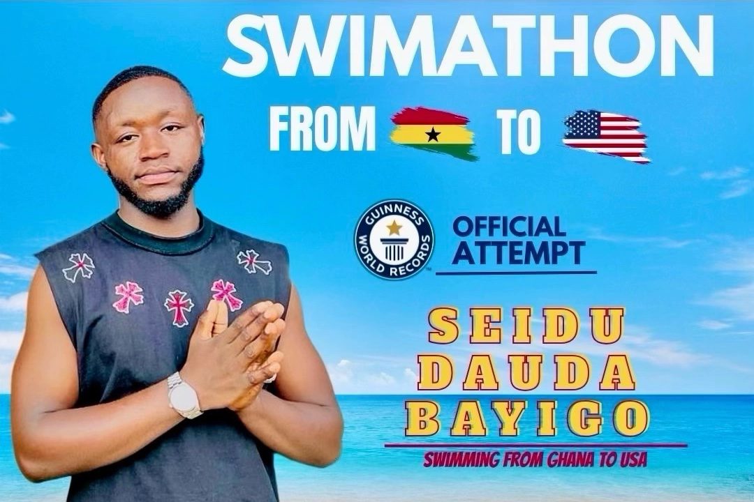 Ghana Man Wan Use Water Swim To USA