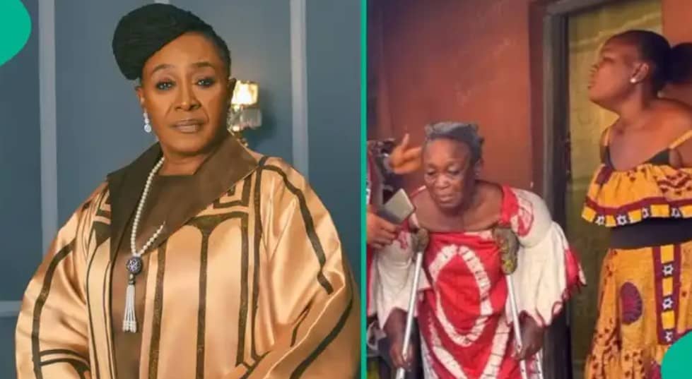 Mama G Don Promise to Karey Widow and Pikin To Court For Land Mata
