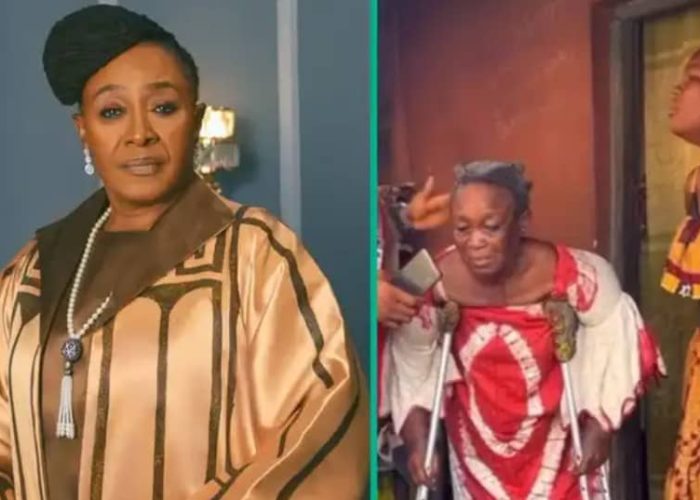 Mama G Don Promise to Karey Widow and Pikin To Court For Land Mata