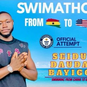 Ghana Man Wan Use Water Swim To USA