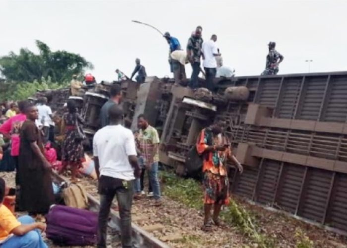 Teree Pipo Kpai Afta Train Get Accident For Agbor