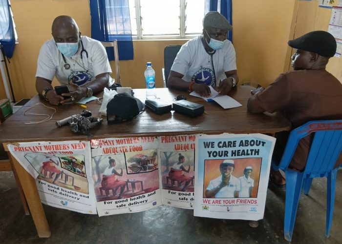 National Association of Seadogs visit communities for Udu wit medical care